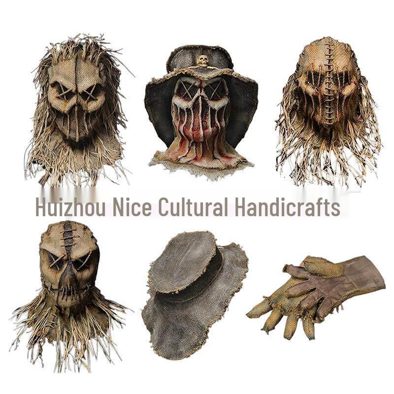 Cross-Border Halloween Scarecrow Horror Mask