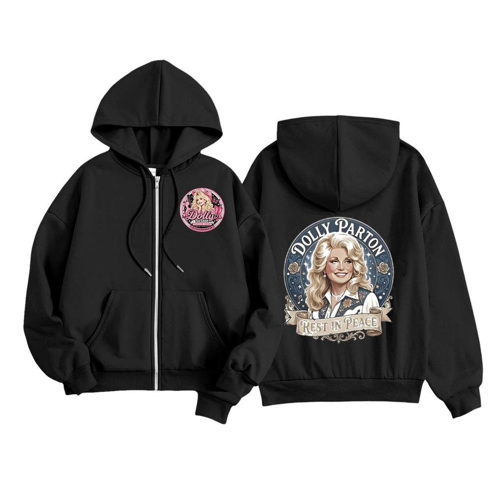 Kadın Rahat Harf Baskılı Kapüşonlu Uzun Kollu Sweatshirt Üst