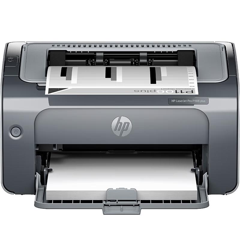 HP LaserJet Pro P1106 Plus Black and White Laser Printer