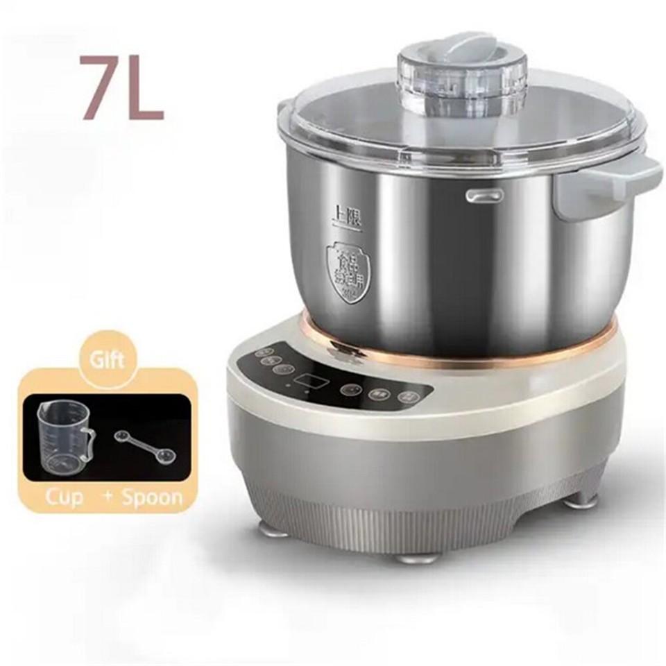 5/7 Liter Stand Mixer, 200W Electric Dough Maker, Household Smart Fermentation Flour Mixer Kneading Machine for Bread, Pizza