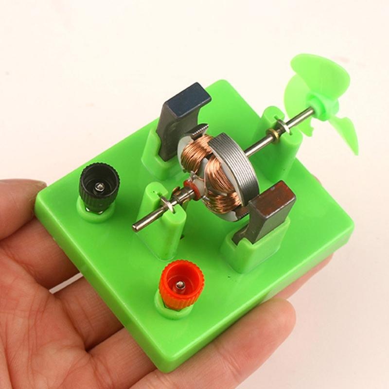 Metal and Plastic D C Motor for School Physics Laboratory Easy Assembly Design for Electromagnetism Teaching Activity