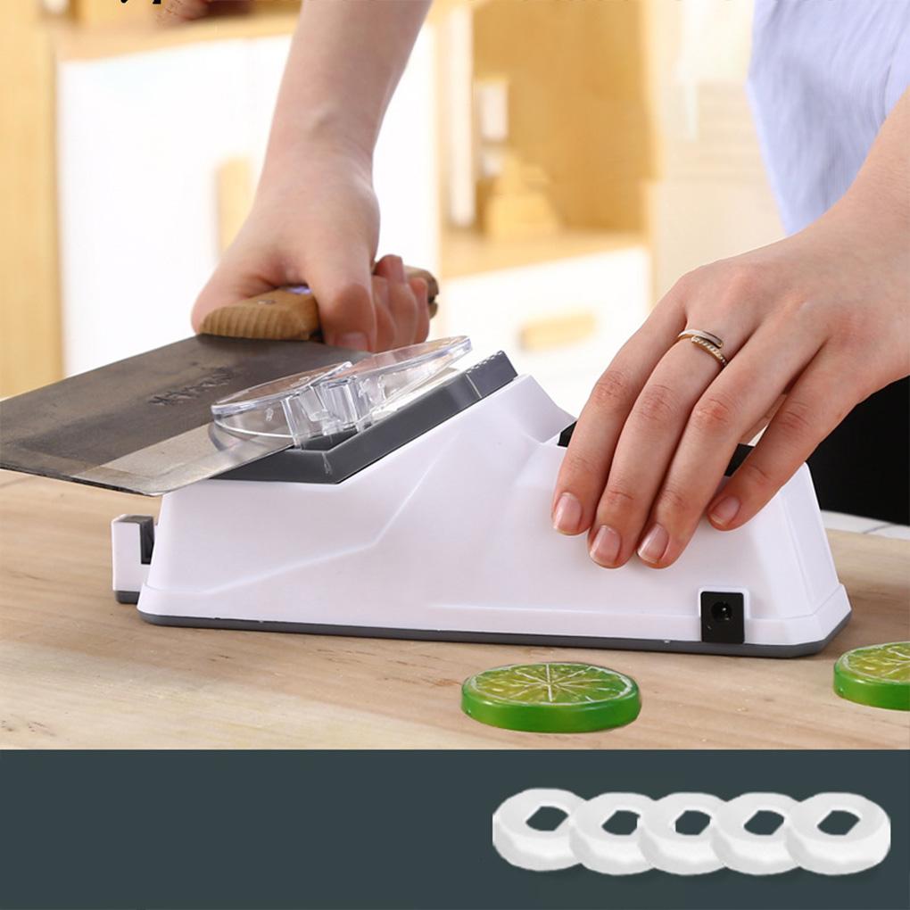 Automatic Knives Sharpeners USB Rechargable Sharpeners Professional Fast Sharpening Tool Kitchen Knives Tool Fine Grinding Blade