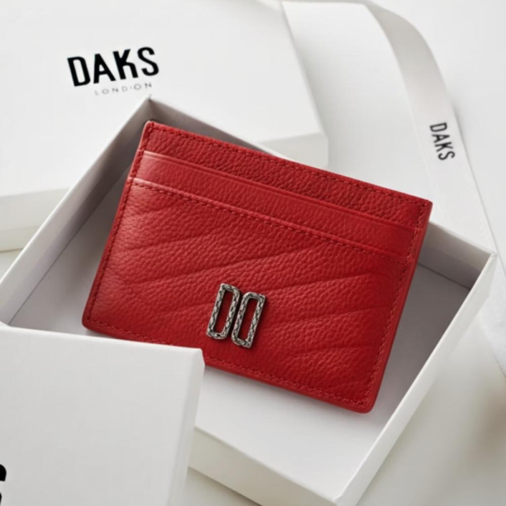 

Dcho6e751r2 [Carlisle] Carlisle Red Dd Logo Point Cowhide Slim Card Holder Single option