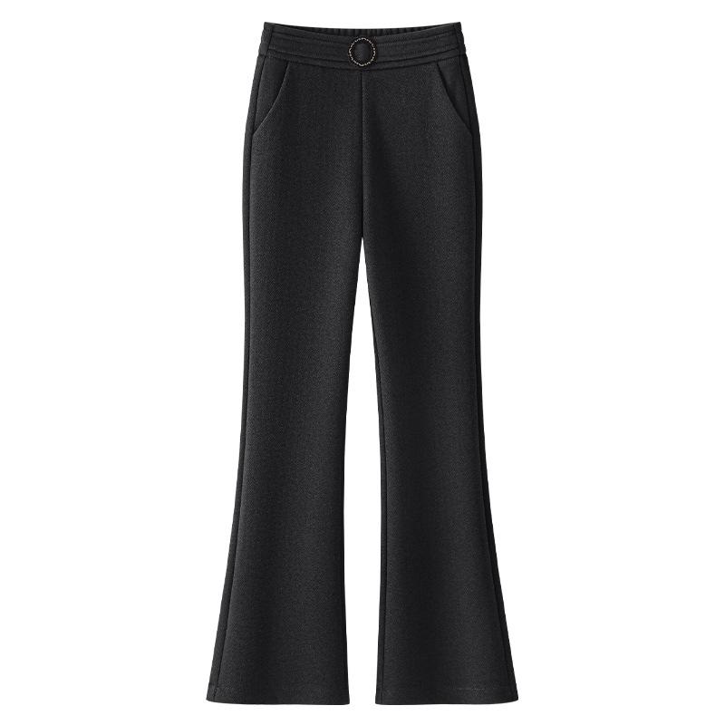 Apricot Women's High-Waisted Wool Flare Pants - 2024 Autumn/Winter Collection
