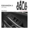 BKD1 Top Suede Trim LHD RHD Sticker For Mazda 3 BP M3 Axela 2019 2020 2021 2022 2023 2024 2025 Car Window Lift Panel Interior