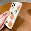 Case For iPhone 17 16 15 Case iPhone 14 Pro Max Cases Vibrant Orange Fruit Graphic Case For iPhone 16 Plus 16E 16 13 12 11 Cover