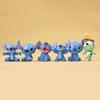 12Pcs Anime Cartoon Figure Cute Stitch Model Toys Car Ornaments Home Decoration