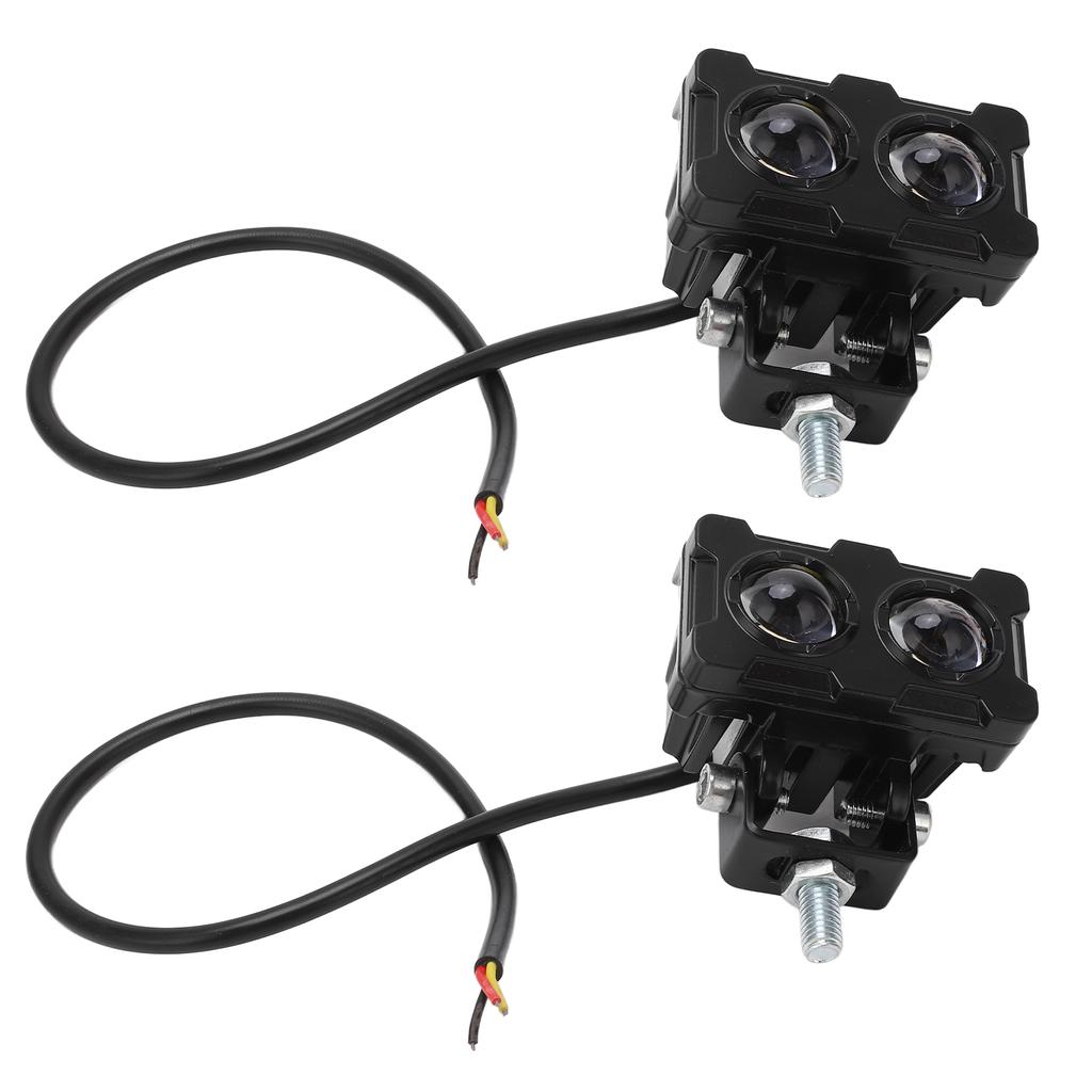 1 Paar LED-Arbeitsscheinwerfer für Motorräder, geeignet für Offroad-Motorräder, UTVs und ATVs mit M8-Befestigungsöffnung