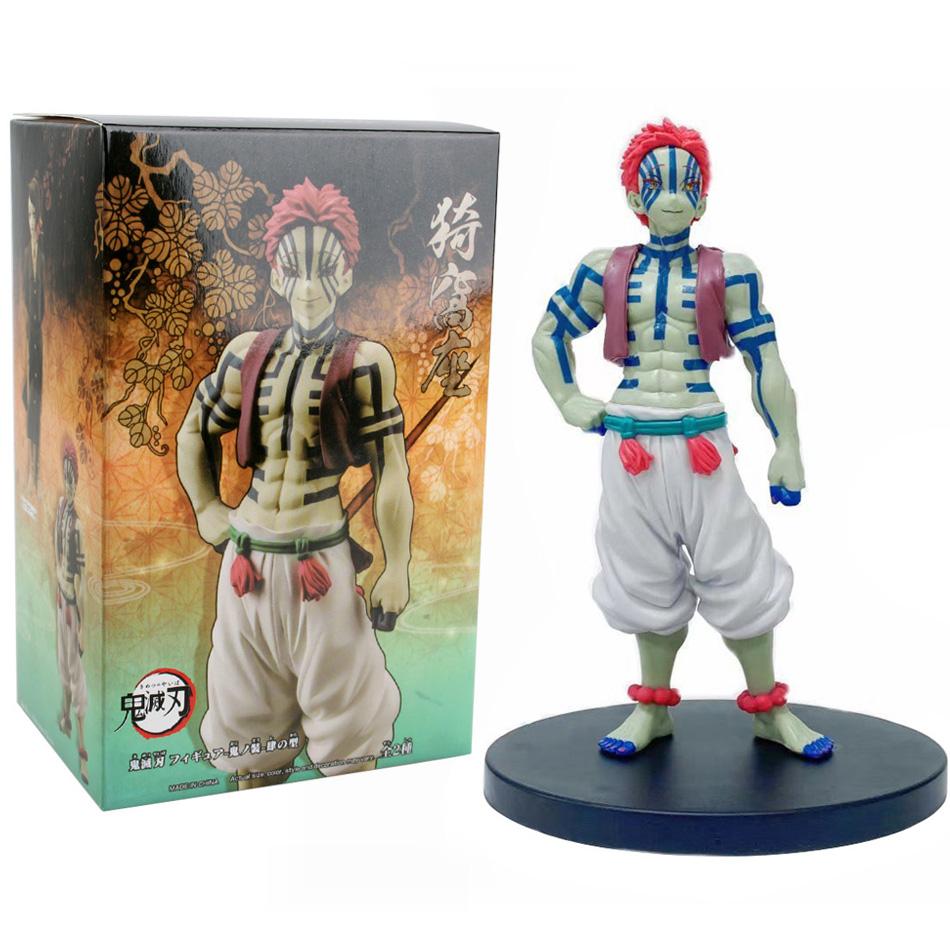 Anime 16CM Demon Slayer Kimetsu No Yaiba Figure Kamado Tanjirou Action Figure Agatsuma Zenitsu Nezuko Warrior PVC Model Toys