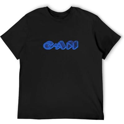 Kan Band Krautrock Vintage T-shirt Korte Mouw Grappige Top Zwart