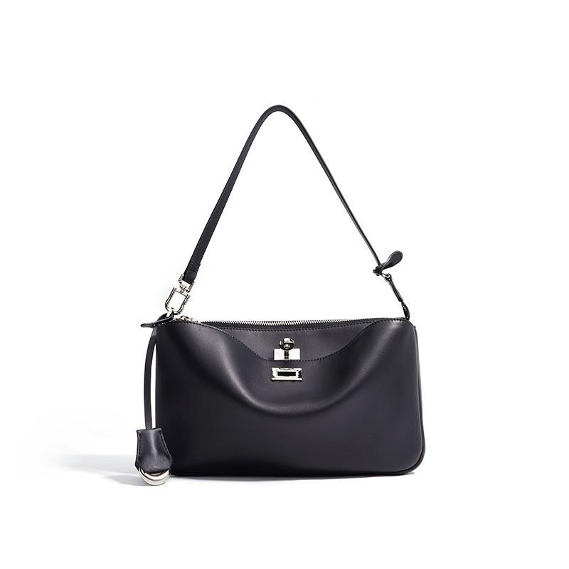 Women's bag, baguette armpit bag, women's new women's portable leather large-capacity girls' premium shoulder bag
