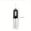 Dental Floss, Portable Cordless Oral Irrigator Cleaning 3 Modes, Waterproof Rechargeable Dental Cleaner, with 4 Nozzles