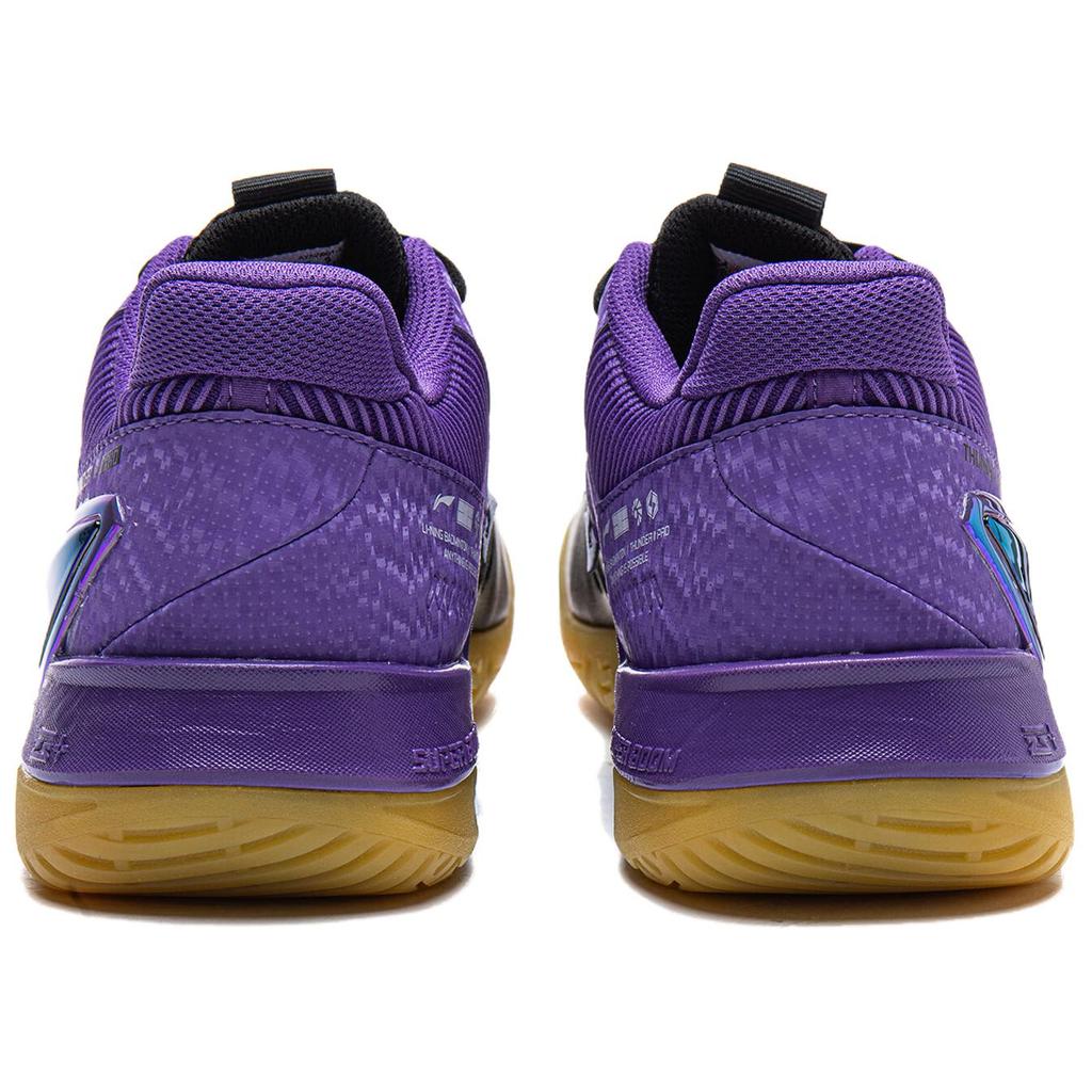 Li Ning Badminton Collection Thunder II PRO Synthetic Leather, Textile Coverage Support Badminton Shoes Unisex AYAW001-2