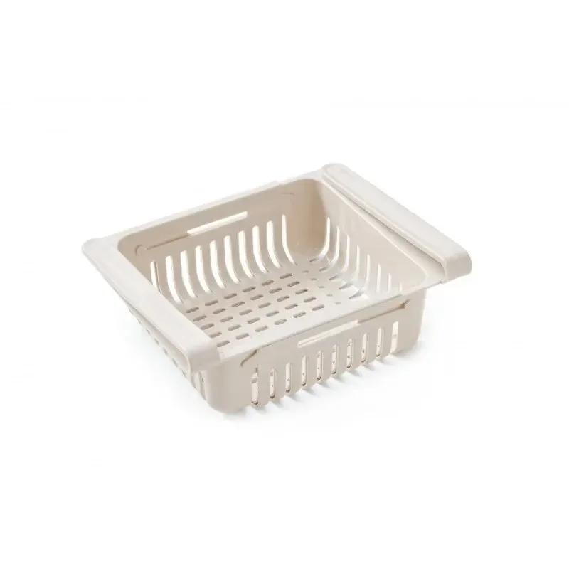 Flexible Expandable Refrigerator Storage Basket Drawer Organizer For Kitchen Fridge Freezer Fresh Food Container Storage Rack