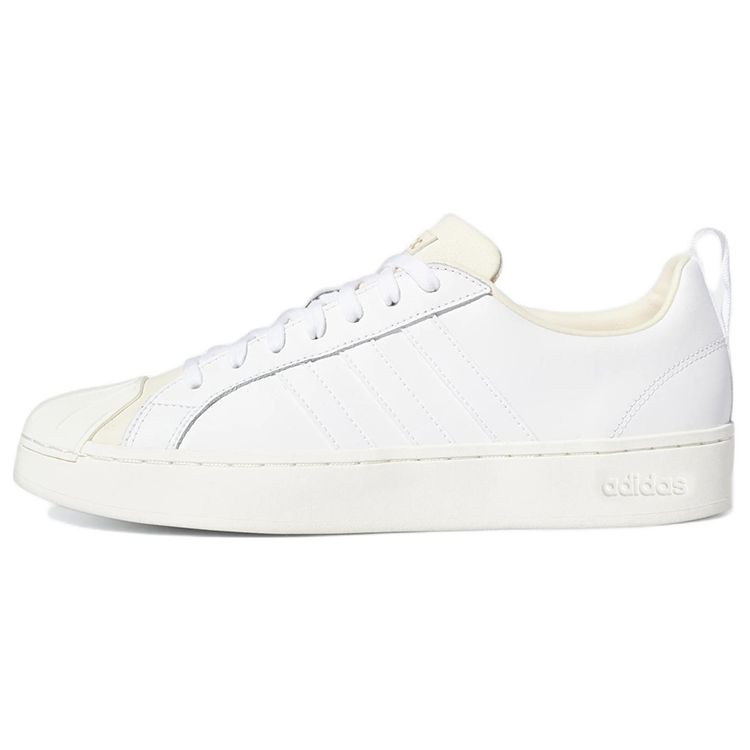 

Adidas Кожаные кроссовки Neo Streetcheck Удобные Нескользящие Прочные Низкие Кроссовки для Скейтборда Мужские Кроссовки Белые GZ3981 45⅓