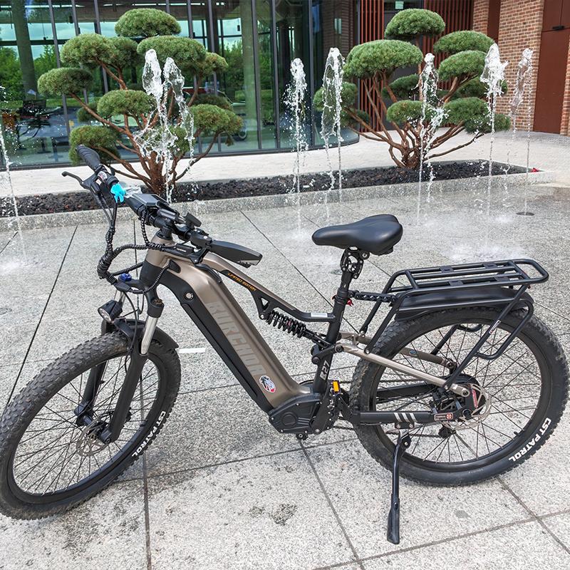 Nuova Bicicletta Elettrica BURCHDAB27 1500W per Adulti, 27,5 Pollici, Batteria Rimovibile 48V 20Ah, Mountain Bike Elettrica a 9 Velocità ed E-Bike da Città con Sensore di Coppia