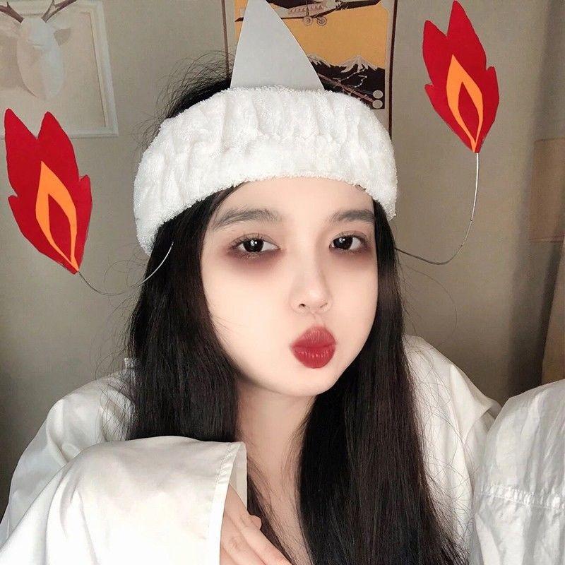 Yuan Xiangqin Halloween headgear cute ghost headband jewelry ghost makeup hair accessories funny accessories
