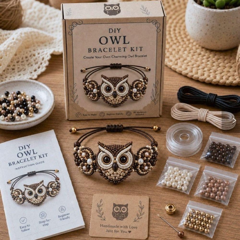 Hummingbird Design Beaded Bracelet Making Kit Full Set Handmade Bracelet Craft Set  Gift Giving