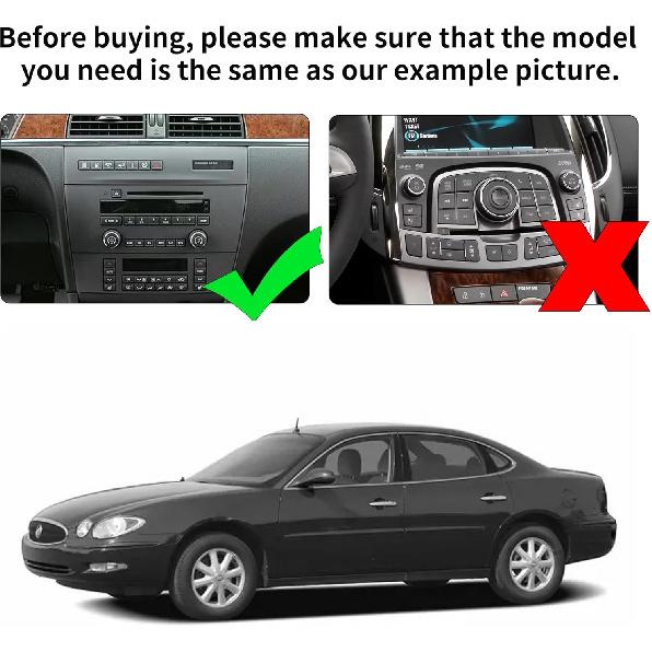 Car Repair Decals Sticker Fit for Buick Lacrosse 2005 2006 2007 2008 2009 Button Repair Decal Sticker Premium Vinyl Fix Ruined Button Steering A/C