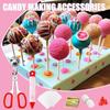 Sada na pečení Cake Pop Opakovaně použitelná sada na výrobu lízátek Zábavná sada na zdobení Cake Pop Potřeby pro Cake Pop na Svatby Narozeniny