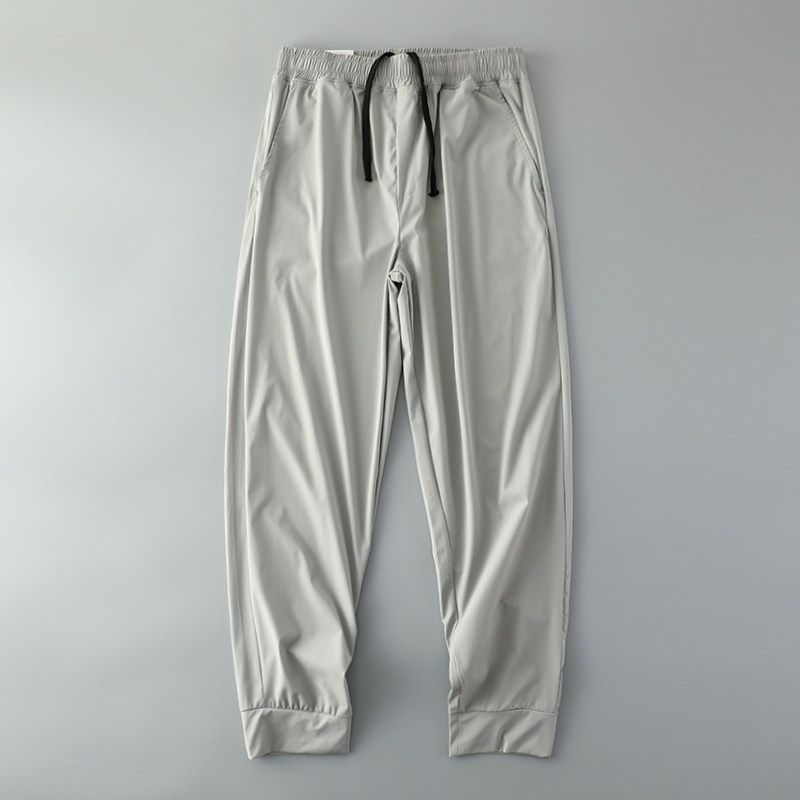 Quick-Drying Woven Breathable Ice Silk Export Men's Sweat Pants