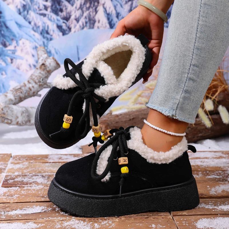 Winter Boots for Women Thicke Plush Warm Ankle Boot Outdoor Non Slip Snow Boots for Women Winter Casual Cotton Shoes Botas Mujer
