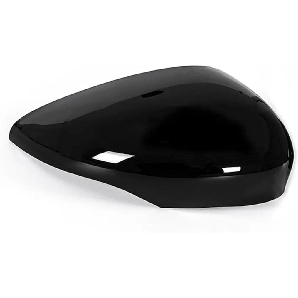 Rearview Mirror Cover 6 Color Side Wing Trim Clip-on Decor Cap Car Refit Accessories Compatible For Ford Fiesta MK7 2009-2017(Glossy White Left)