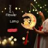 DIY Ancient Style Hanfu Luminous Rabbit Lantern Kit with Wooden Frame for Kids - Mid-Autumn Festival