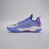 Anta Shock Wave 5 Cushioning, Wear Resistant Low top Basketball Shoes Men's Blue Purple 112511608S-2