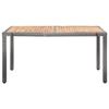 VidaXL Mobilier à dîner de jardin 7pcs et coussins Résine tressée Gris