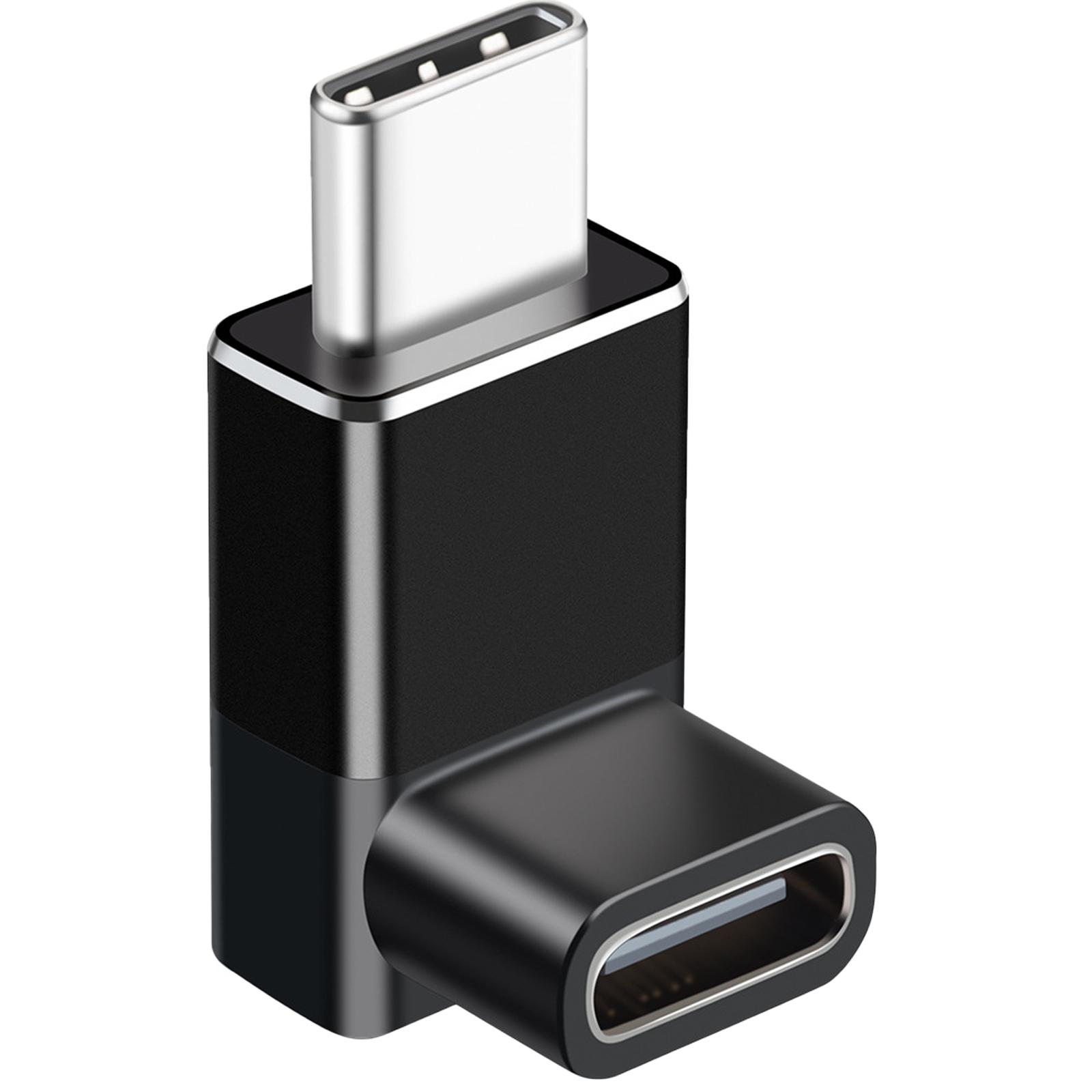 

USB C Adapter Type C Male to Female Adapter Extender Support 240W Fast Charging 40Gbps Data Transfer 8K@60Hz VideoOutput чёрный