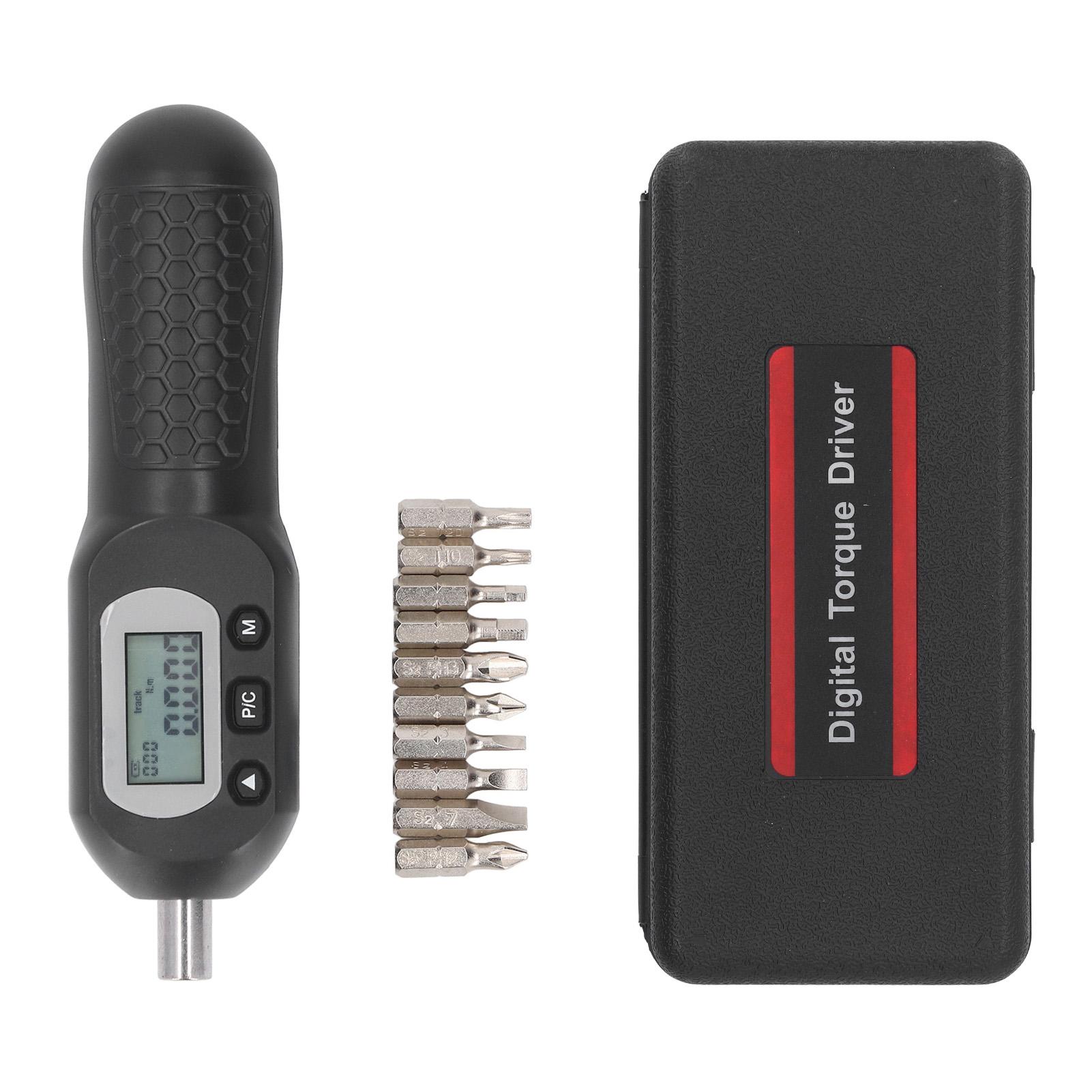 

0.8 до 8 Нм Цифровая торсионная отвертка Предустановленный крутящий момент Регулируемый Н.м фунт-дюйм фунт-фут кгс-см Электрическая