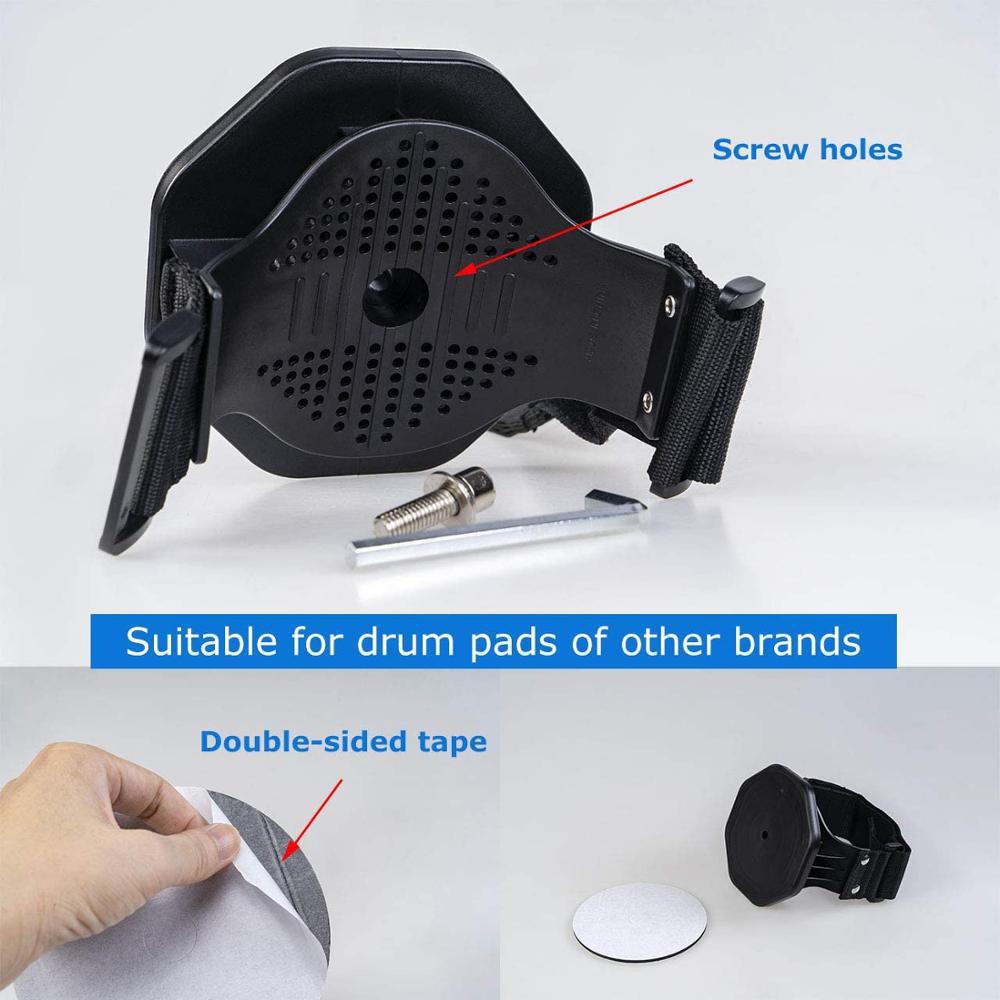 JOYO GDP-01 Guitto Series Drum Practice Pad 5 Inches Silicone ABS Leg Practice Drum with Strap Musical Instruments Parts