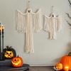 Halloween Decor Halloween Ghost Tapestry Spooky Halloween Wall Art Hand-woven Ghost Tapestries for Holiday Decor Hauntingly
