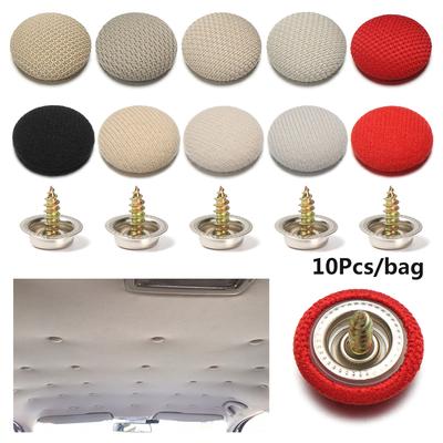 Lot de 10 boucles universelles de réparation de toit de voiture, fixation de plafond intérieur de voiture, bouchon à vis, rivets de garniture de toit, retenue, entretien automobile