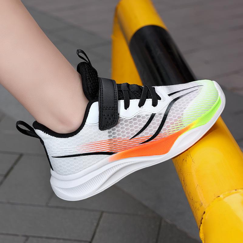 

Boys casual sports shoes 2025 summer new breathable single-mesh shoes children s soft-soled deodorant non-slip lightweight running shoes 28
