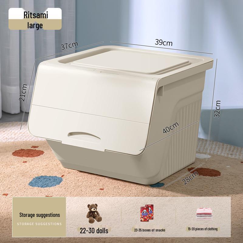 Flip-Top Storage Box for Clothes