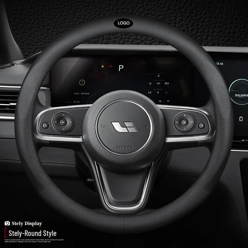 Ideal ONE Steering Wheel Cover: Stitch-Free, Non-Slip, Sweat-Absorbent, All-Season Sports Grip