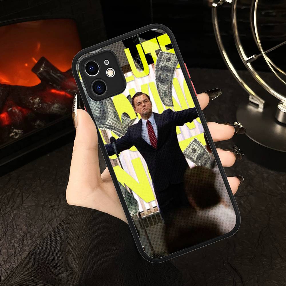 Classic Movie W-Wolf Of W-Wall S-Street Matte Translucent Phone Case For Iphone 16 ProMax 15 14 13 12 11 X XS PRO Plus