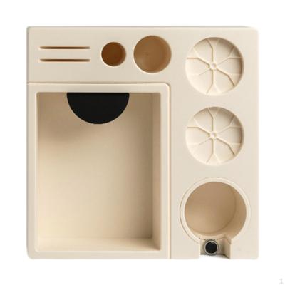 Coffee Organizer Box, Espresso Tamper Station, Practical Tamping Holder Station Organzier