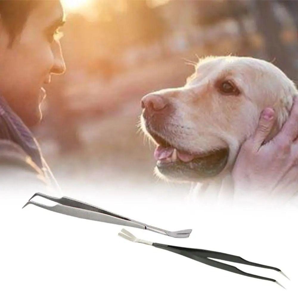 2 In 1 Dog Louse Clip Professional Pets Flea And Tick Remover Tick Remover Tweezers Tick Removal