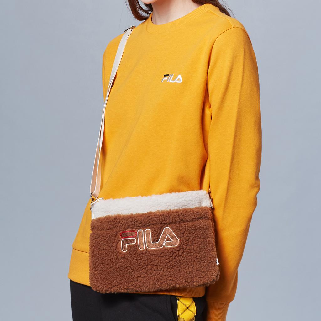 New FILA Polyester Crossbody Bag Shoulder Bag Regular Unisex Camel FS3BCC6376X-CAL