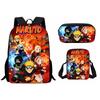 Printed, Three-Piece Schoolbag, Cartoon Student Backpack.
