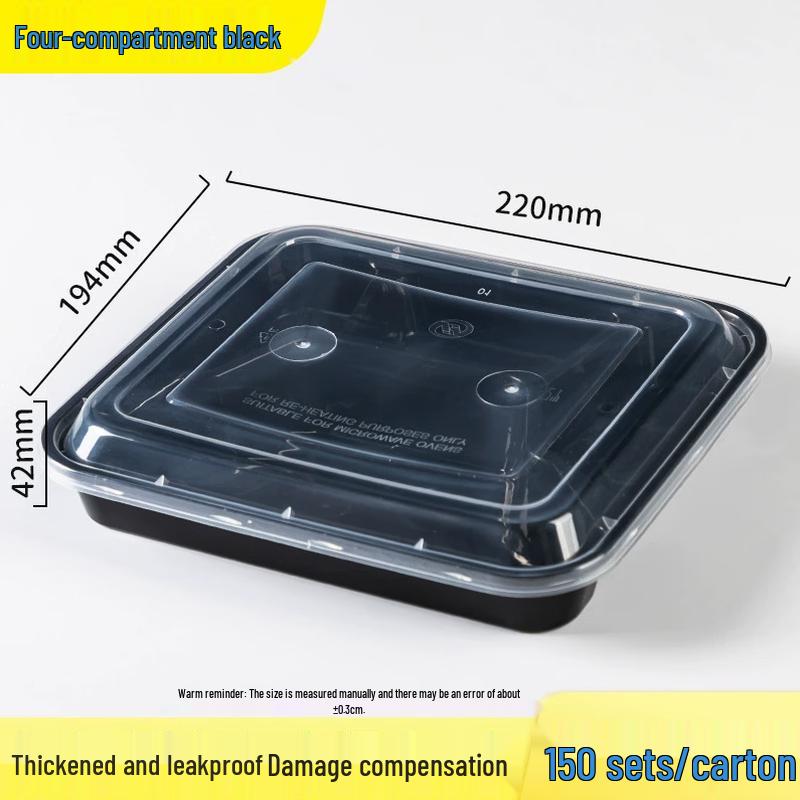 Microwavable Rectangular PP Food Container Set