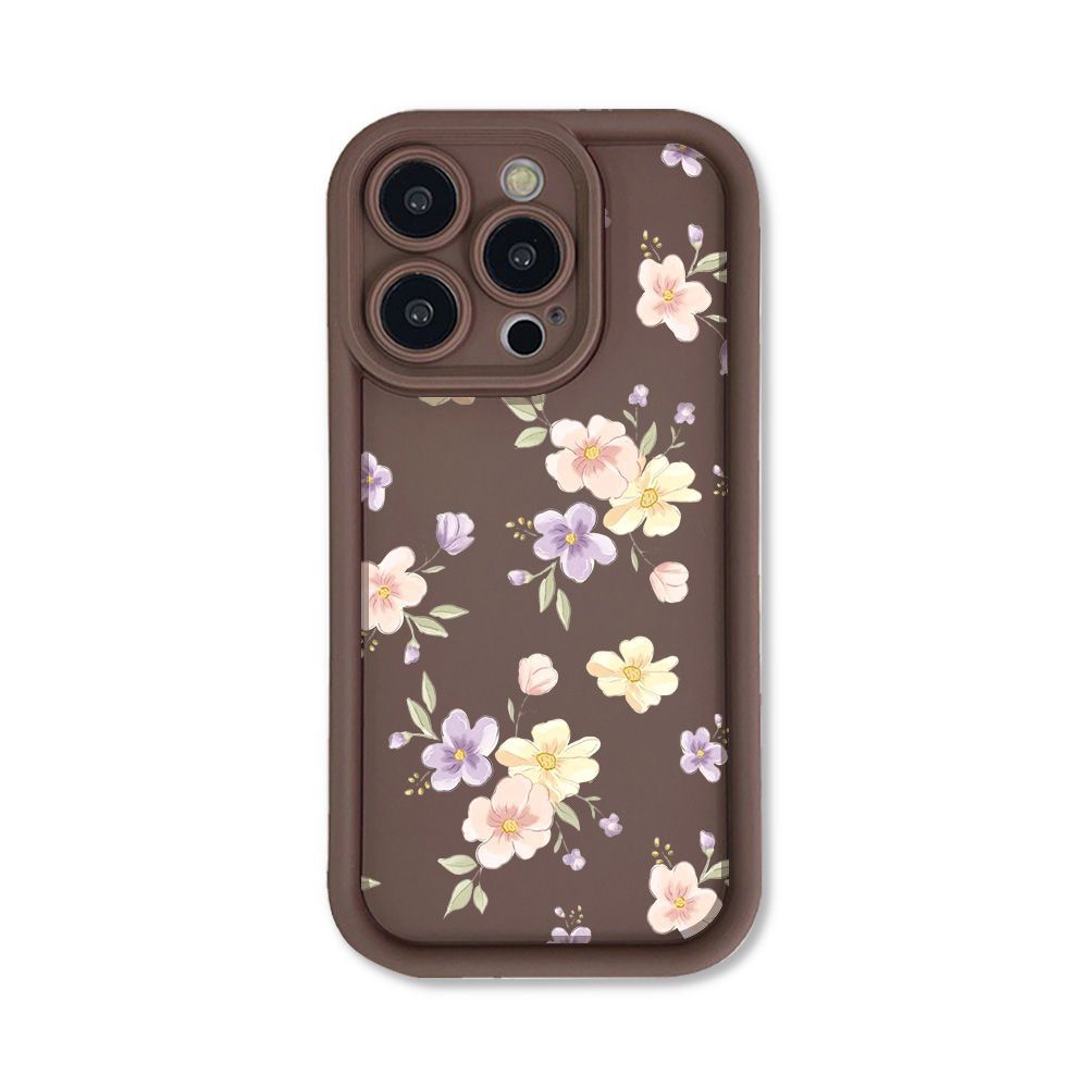 Colored Small Flowers for iPhone17PorMax Mobile Phone Case 17 Apple 16 Matte 14/15 Foreign Trade Factory