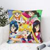 Sailor Moon Pillow Cover Graphic Cushion Cover Cute Funny Pillow Case For Living Room Chair