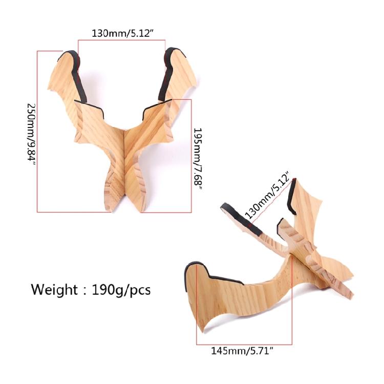 Portable Ukulele Stand Wooden X Frame for Small Guitar, Violins, Banjo, Mandolin