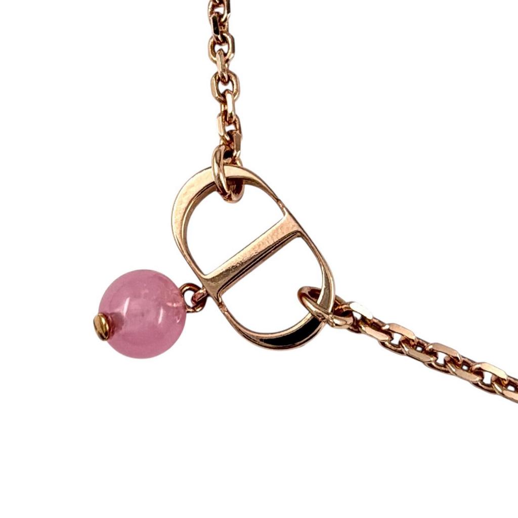 Excellent DIOR Necklace Petit CD Rose gold Women N1390PTCPL Used