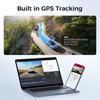 Car Dvr 4K Front Dash Cam LINGDU D500 with WiFi GPS Night Vision WDR 24H Parking Mode