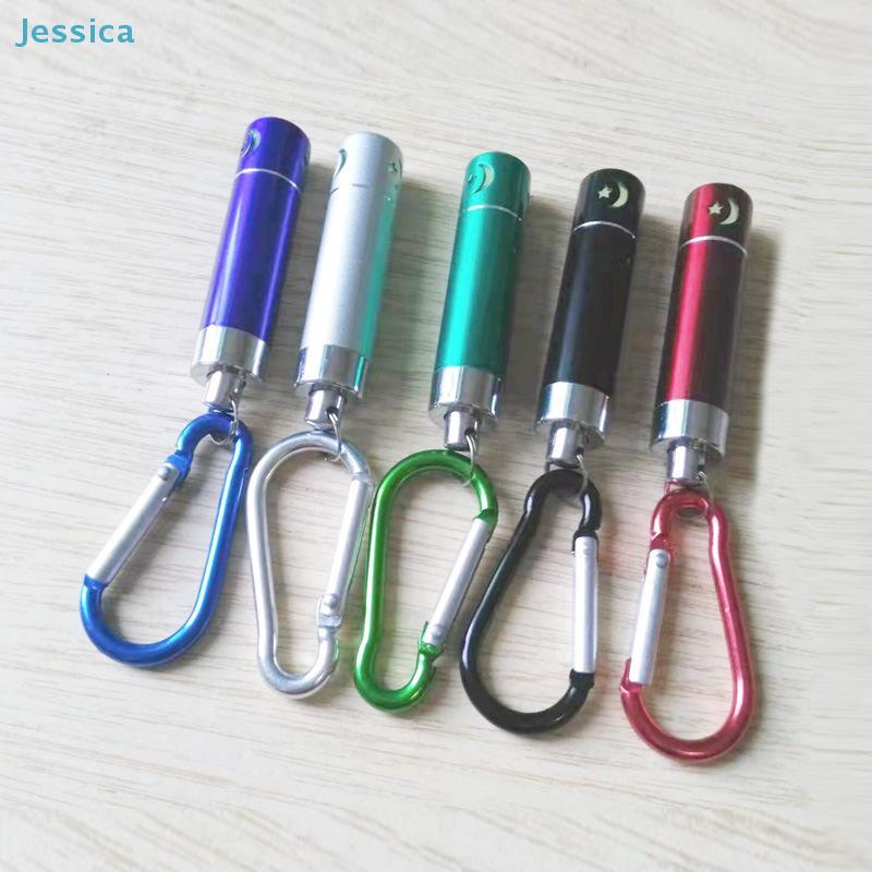 395nm UV Currency Detector Flashlight - Portable Keychain LED Blacklight Torch for Money Checking (Multi-Color)